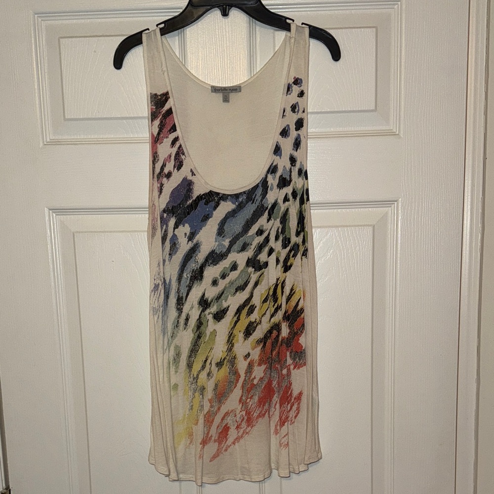 Charlotte Russe Cream Tank Top